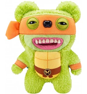 Плюшена играчка Zuru TMNT - Fuggler, зъбато чудовище, Микеланджело