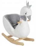 Плюшена люлка със столче Moni Toys - Swan