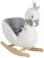 Плюшена люлка със столче Moni Toys - Swan
