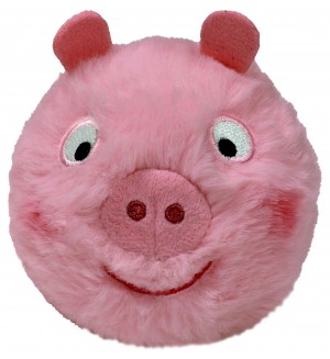 Плюшена отскачаща топка TY Toys Beanie Bouncers - Peppa Pig, Peppa, 10 cm Плюшена отскачаща топка TY Toys Beanie Bouncers - Peppa Pig, Peppa, 10 cm