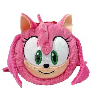 Плюшена отскачаща топка TY Toys Beanie Bouncers - Sonic, Amy, 8 cm