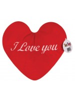 Плюшено сърце Tea Toys - I love you, розово, 23 cm