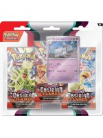 Pokemon TCG: Scarlet & Violet 3 Obsidian Flames 3 Pack Blister - Houndstone
