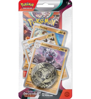 Pokemon TCG: Scarlet & Violet 3 Obsidian Flames Premium Checklane Blister - Annihilape