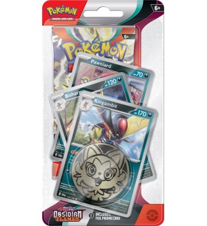 Pokemon TCG: Scarlet & Violet 3 Obsidian Flames Premium Checklane Blister - Kingambit