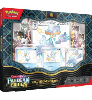 Pokemon TCG: Scarlet & Violet 4.5 Paldean Fates - Quaquaval Ex Premium Collection