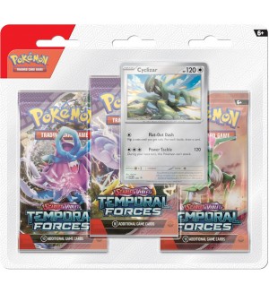 Pokemon TCG: Scarlet & Violet 5 Temporal Forces 3 Pack Blister - Cyclizar