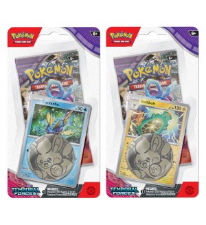 Pokemon TCG: Scarlet & Violet 5 Temporal Forces Checklane Blister - Bundle