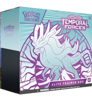 Pokemon TCG: Scarlet & Violet 5 Temporal Forces Elite Trainer Box - Walking Wake