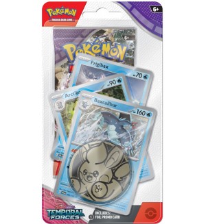 Pokemon TCG: Scarlet & Violet 5 Temporal Forces Premium Checklane Blister - Baxcalibur