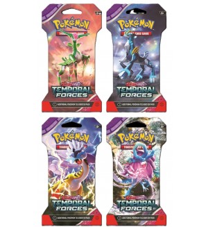 Pokemon TCG: Scarlet & Violet 5 Temporal Forces Sleeved Booster Display