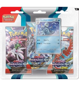 Pokеmon TCG: Scarlet & Violet Paradox Rift 3 Pack Blister - Arctibax