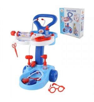 Polesie Toys Докторски комплект в количка
