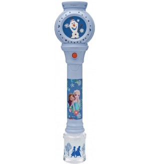 Пръчка за балончета Lexibook - Disney Frozen, Олаф, звук и светлина