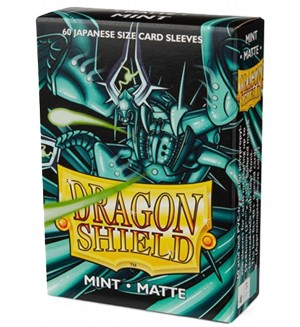 Протектори за карти Dragon Shield Sleeves - Small Matte Mint (60 бр.)