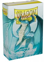 Протектори за карти Dragon Shield Sleeves - Small Matte Turquoise (60 бр.)