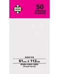 Протектори за карти Kaissa Premium Sleeves 61 x 112 mm (French Tarot) - 100 бр.
