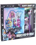 Пухкав дневник Clementoni - Monster High, с химикалка