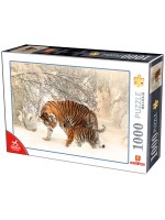 Пъзел Deico Games от 1000 части - Тигри