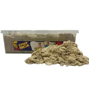 Пясък за игра Пясъчко - Естествен цвят, 2 kg