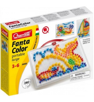 Мозайка от 280 части Quercetti – Fantacolor Portable Large