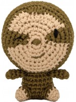 Ръчно плетена играчка Wild Planet - Ленивец, 12 cm