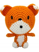Ръчно плетена играчка Wild Planet - Лисица, 12 cm