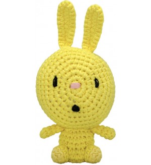 Ръчно плетена играчка Wild Planet - Заек, 12 cm