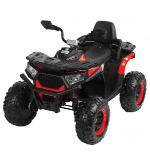 Радиоуправляем акумулаторен автомобил Caretero Toyz - Quad Gigant, червен