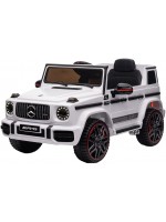 Радиоуправляем акумулаторен джип Mercedes-Benz - G63 2025, 110W, 12V/7Ah, 2.4GHz, бял