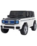 Радиоуправляем акумулаторен джип Mercedes - EQG 2025, 4x4, 140W, 12V/9Ah, 2.4GHz, бял
