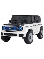 Радиоуправляем акумулаторен джип Mercedes - EQG 2025, 4x4, 140W, 12V/9Ah, 2.4GHz, бял