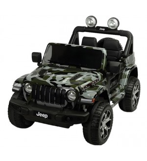 Радиоуправляем акумулаторен офроуд  джип Caretero Toyz - Jeep Rubicоn Cam, зелен
