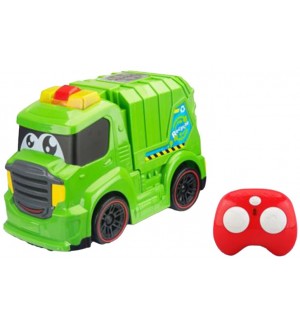 Радиоуправляем боклукчийски камион Felyx Toys - Kiddy Go, със светлини и звуци