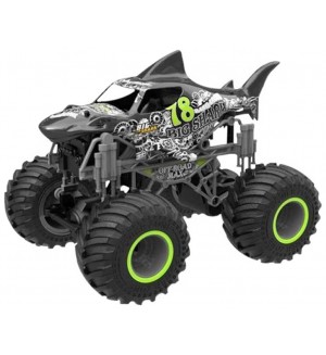 Радиоуправляем джип Crazon - Shark, за каскади, 1:16, сив