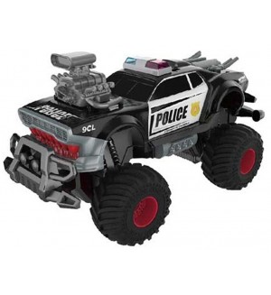 Радиоуправляем полицейски джип Crazon - Off-Road, с ефектни звуци, 1:14