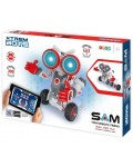 Радиоуправляем робот Xtrem Bots - Sam, за сглобяване, 130 части