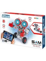 Радиоуправляем робот Xtrem Bots - Sam, за сглобяване, 130 части