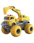 Радиоуправляем строителен багер Crazon - Със звукови и светлинни ефекти, 1:16, жълт