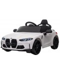 Радиоуправляема акумулаторна кола BMW - M4 2025, 110W, 12V/7Ah, 2.4 GHz, бяла