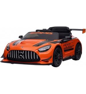 Радиоуправляема акумулаторна кола Mercedes-Benz - GT3 EVO 2025, 100W, 12V/4.5Ah, 2.4GHz, оранжева