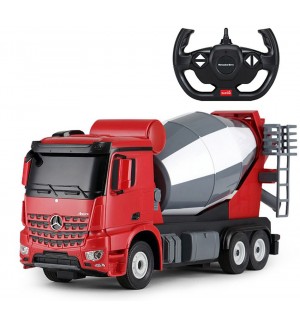 Радиоуправляема играчка Rastar - Бетоновоз Mercedes-Benz Arocs, 1:24