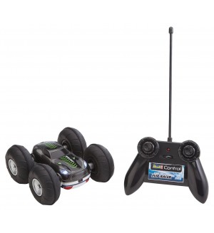 Радиоуправляема каскадьорска кола 2 в 1 Revell Control - Flip Racer, с LED фарове и големи гуми Радиоуправляема каскадьорска кола 2 в 1 Revell Control - Flip Racer, с LED фарове и големи гуми