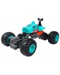 Радиоуправляема кола Crazon - Off-Road, с въртящи се предни колела, 1:16, синя 