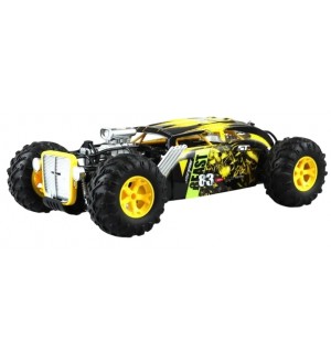 Радиоуправляема кола Crazon - За каскади, 4x4, 1:12, жълта