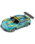 Радиоуправляема кола HKTEC - Racing, светеща, 1:16, синя