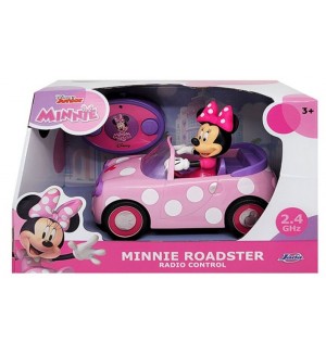 Радиоуправляема кола Jada Toys Disney - Мини Маус, с фигурка