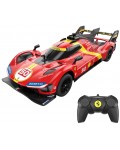 Радиоуправляема количка Rastar - Ferrari 499P, червена, 1:24