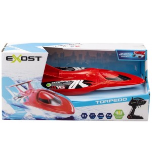 Радиоуправляема лодка Silverlit - Торпедо, 1:18, червена Радиоуправляема лодка Silverlit - Торпедо, 1:18, червена