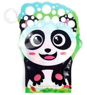 Ръкавица за сапунени балони Raya Toys - Панда